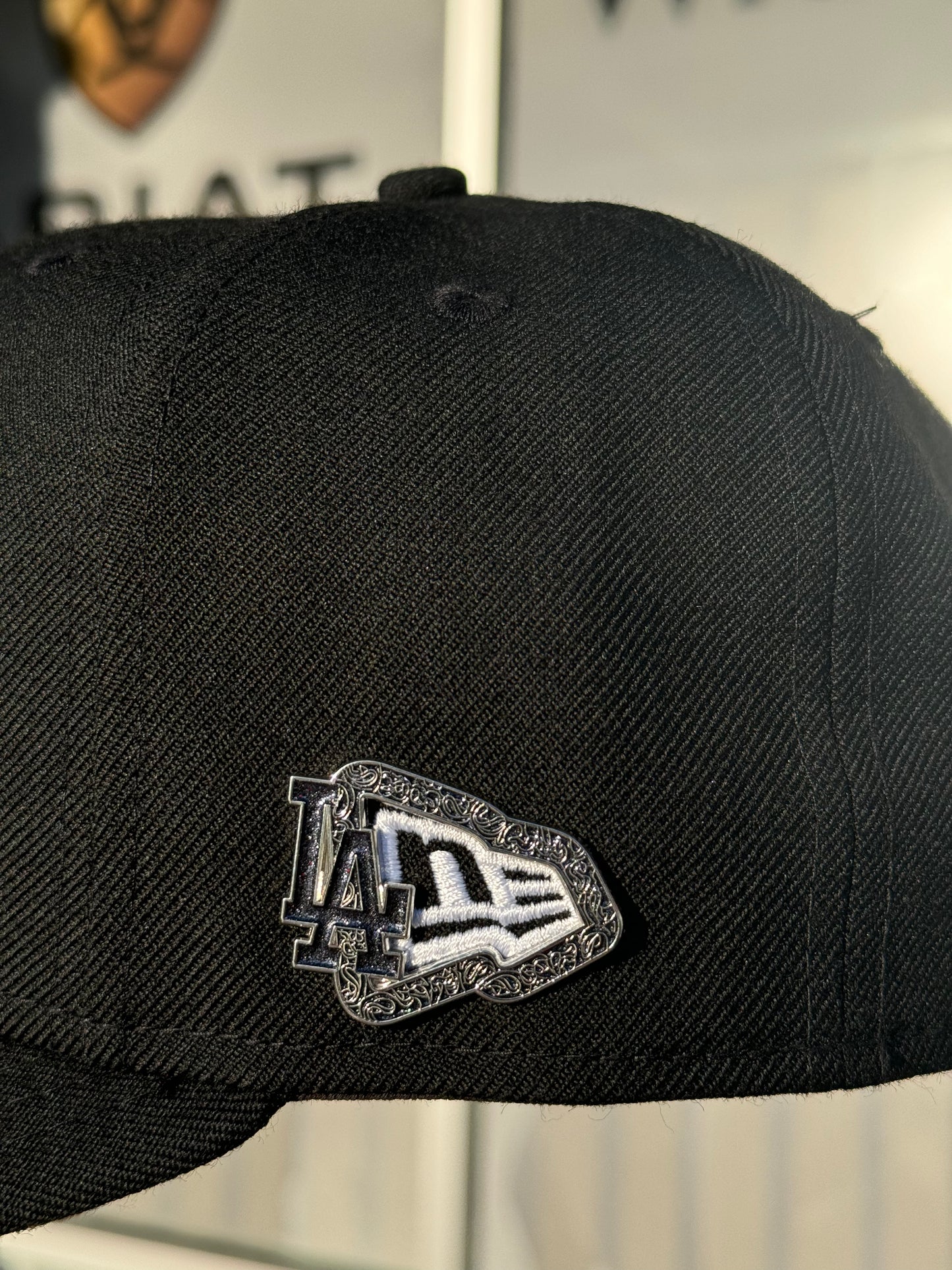 LA Rhinestone Cap Pin