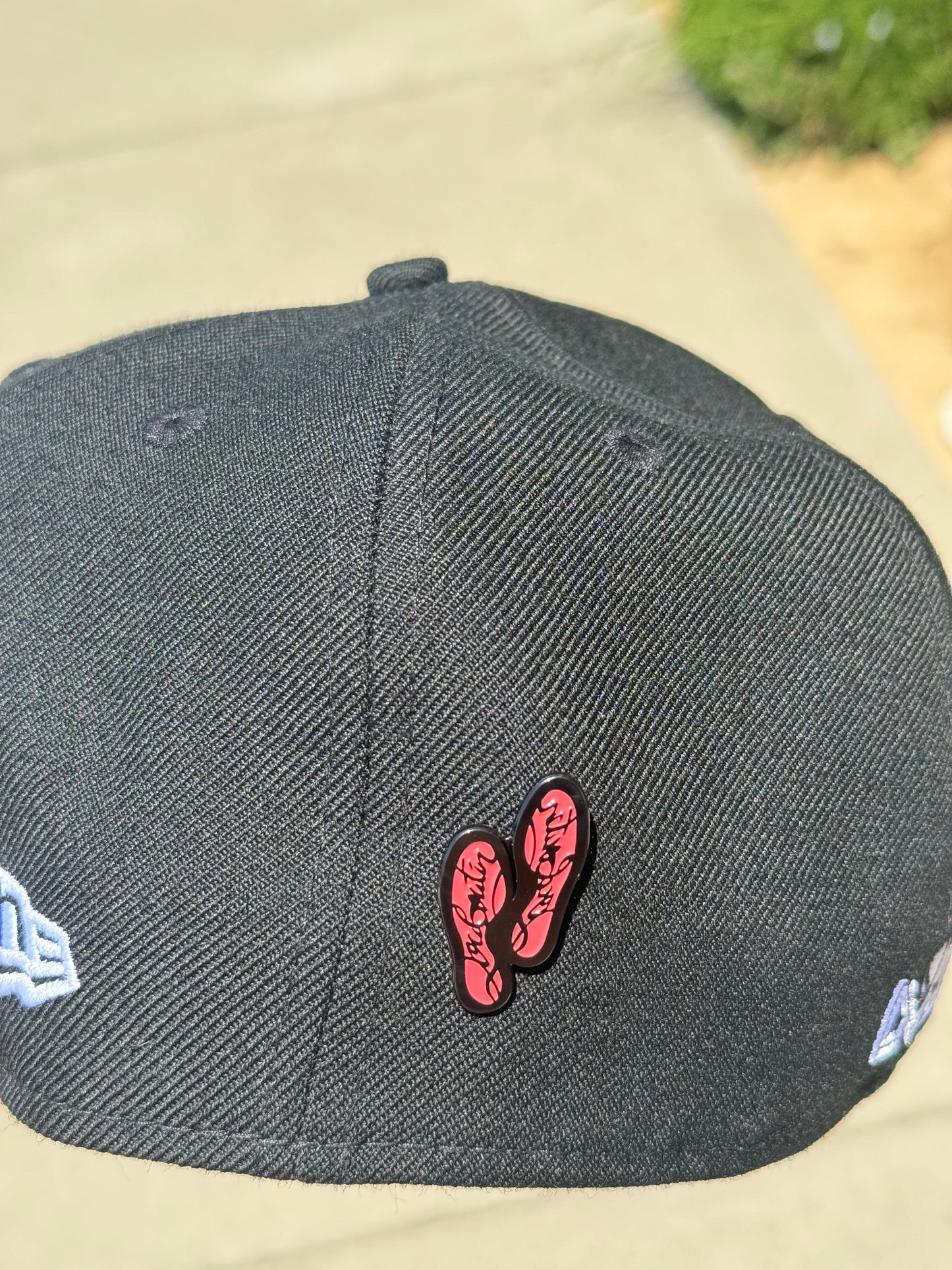 Red Bottom Cap Pin