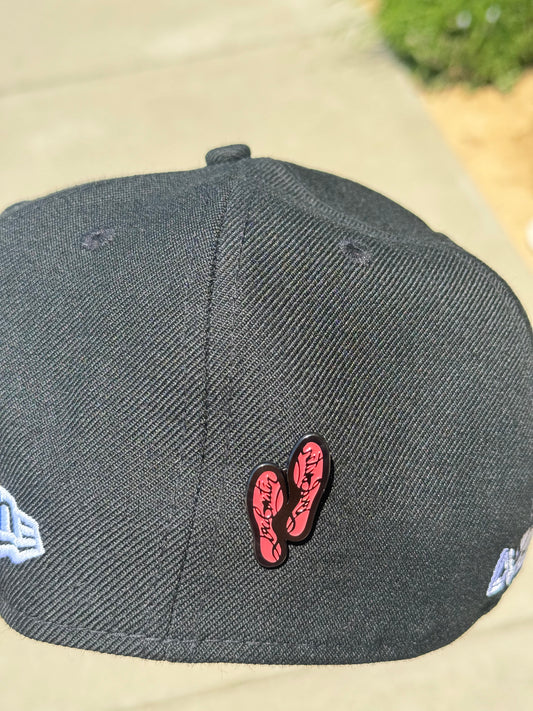 Red Bottom Cap Pin