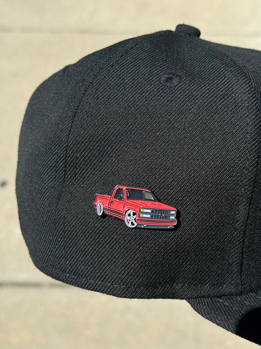 Camioneta Roja Cap Pin