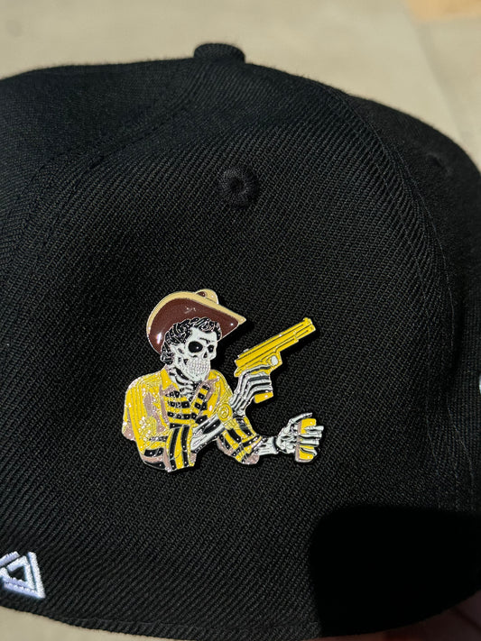 Calavera con Sombrero Cap Pin